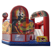 inflatable jumping castle superman